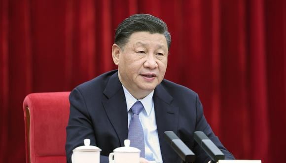 Xi Jinping, presidente de China, asiste a la primera sesión del 14º Comité Nacional de la Conferencia Consultiva Política del Pueblo Chino (CCPPCh), en Beijing, China, el 6 de marzo de 2023. (Foto de EFE / EPA / XINHUA)