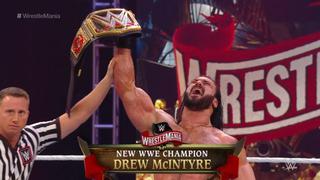 Drew McIntyre derrotó a Brock Lesnar y es el nuevo campeón de la WWE