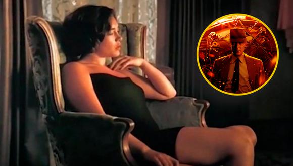 Escena que Florence Pugh protagoniza desnuda en Oppenheimer fue censurada y editada con CGI | Foto: Composición EC