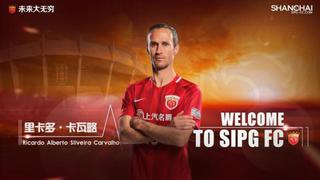 Superliga China: Ricardo Carvalho fue fichado por Shanghai SIPG