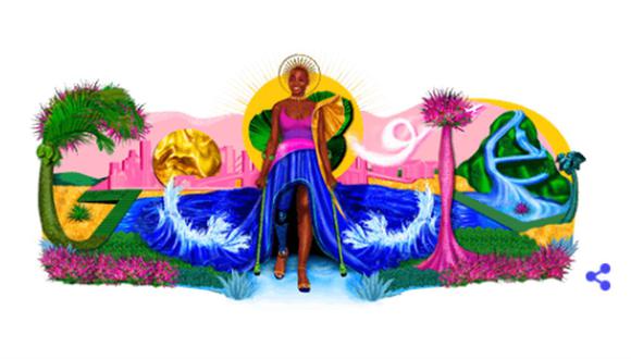 Google le dedicó un 'doodle' a Mama Cax