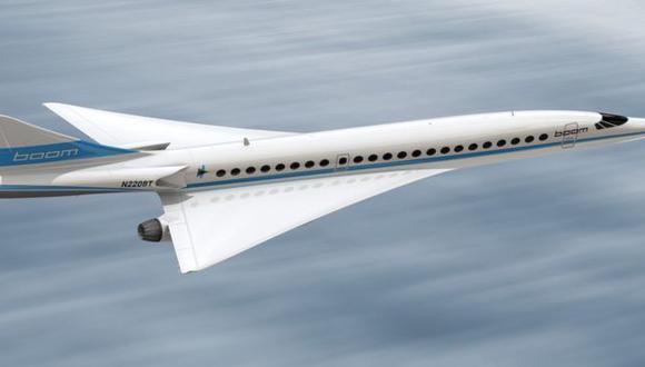 Según Boom, el modelo Supersonic de Boom tendrá 55 asientos y conectará Londres y Nueva York en 3 horas y 15 minutos.