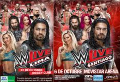 WWE: precios y otras diferencias entre WWE Live Lima y WWE Live Santiago