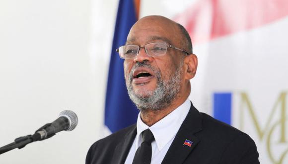 FOTO DE ARCHIVO: El primer ministro haitiano Ariel Henry habla en una ceremonia de toma de posesión como Ministro de Cultura y Comunicación, en Puerto Príncipe, Haití. (Foto: REUTERS/Ralph Tedy Erol/archivo).