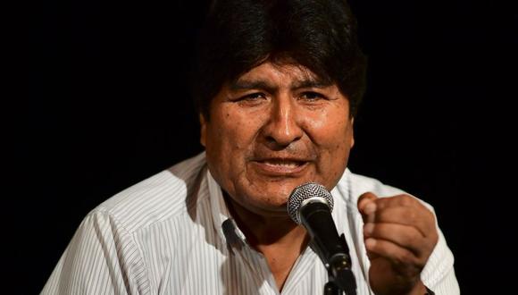 El expresidente de Bolivia Evo Morales volvió a arremeter contra la mandataria interina del país Jeanine Áñez. (Foto: AFP)