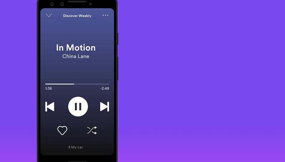 La aplicación de streaming de música ha optado por desaparecer su función "automóvil". (Foto: Spotify)