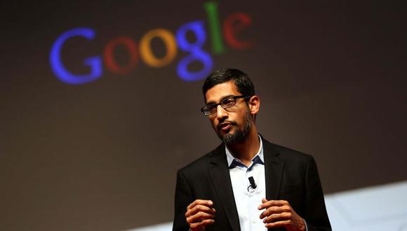 Sundar Pichai, CEO de Google. (Foto: EFE)