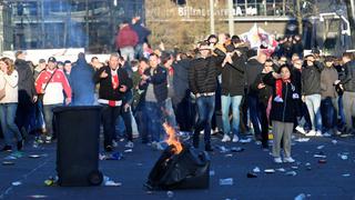 Juventus vs. Ajax: enfrentamientos entre hinchas y la policía antes del choque de Champions League | VIDEOS