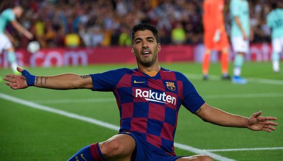 Barcelona sufrió para derrotar al Inter de Milán en el Camp Nou, en el marco de la Champions. Luis Suárez fue el héroe de la jornada al anotar un doblete. (Foto: AFP / LLUIS GENE)