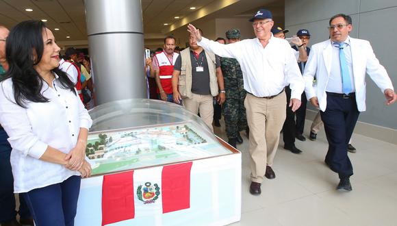 El presidente Pedro Pablo Kuczynski supervisó el funcionamiento del hospital de Tarapoto (San Martín) el último jueves. (Foto: Difusión)