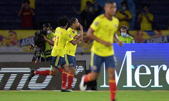 Colombia empató de forma agónica 2-2 ante Argentina por las Eliminatorias Qatar 2022 | Foto: AFP