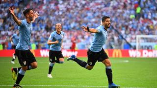 Uruguay se quedó con el primer lugar del Grupo A del Mundial: goleó 3-0 a Rusia