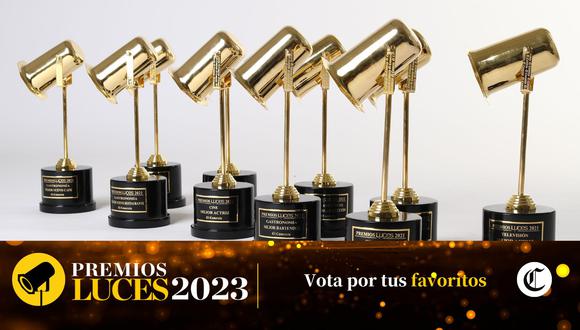 Estatuillas de los Premios Luces, entregadas cada año por El Comercio a lo mejor de la cultura y entretenimiento del Perú.