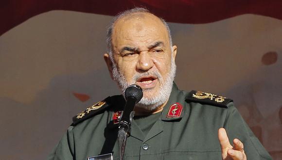 El jefe del Cuerpo de la Guardia Revolucionaria Islámica de Irán (CGRI), Hossein Salami. (Foto por AFP)