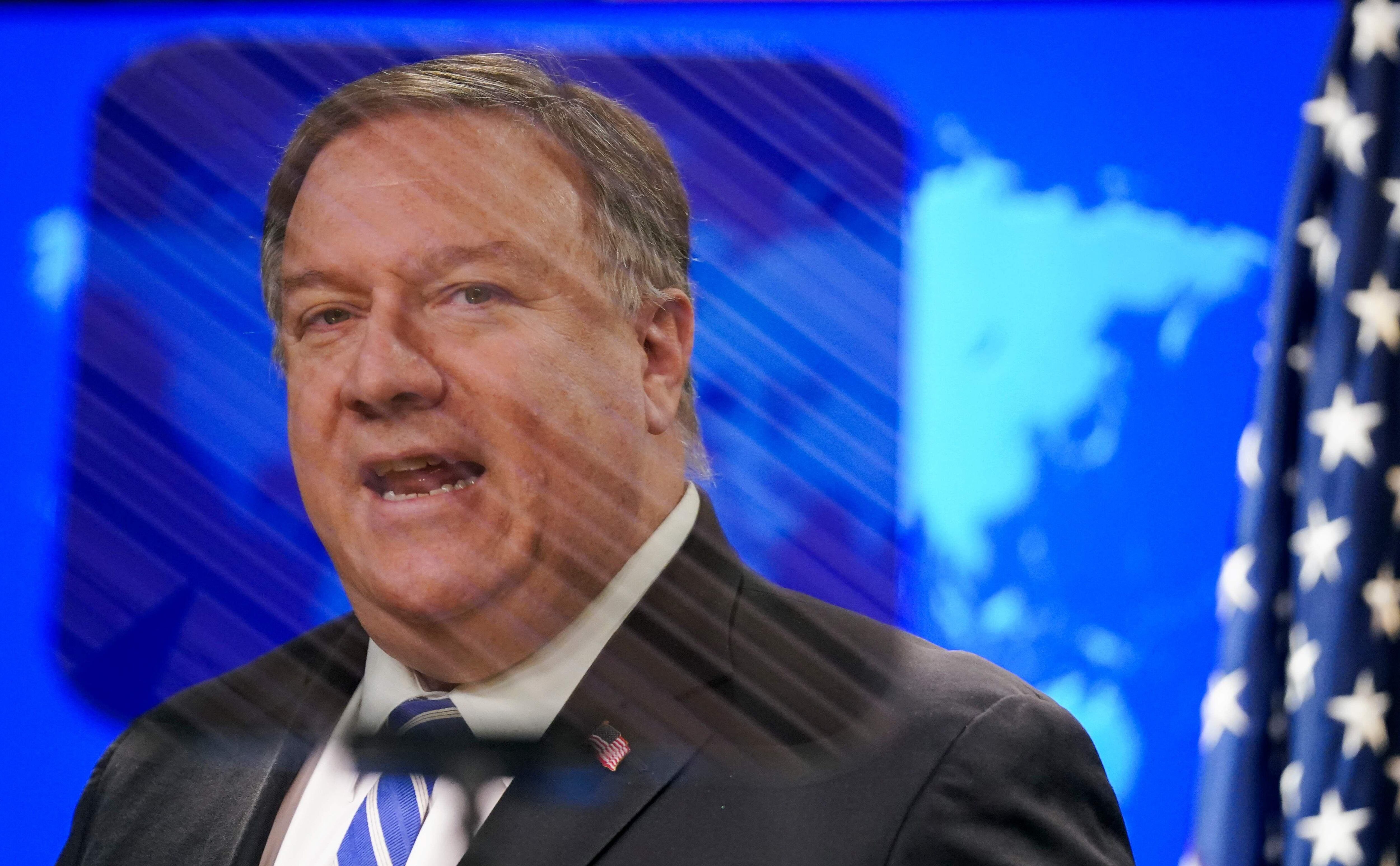 Estados Unidos tiene “evidencia significativa” de que el coronavirus se ha propagado desde un laboratorio en Wuhan, China, pero no tiene “certeza”, dijo Mike Pompeo. (Foto: AFP / POOL / KEVIN LAMARQUE).