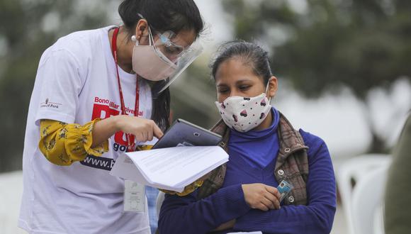 El Gobierno anunció que la entrega del subsidio Yanapay Perú empezará este 13 de septiembre de 2021. (Foto: Andina)