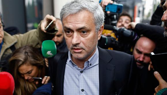 Mourinho acepta una pena de un año de prisión y una multa por fraude fiscal en España. (Foto: AFP)
