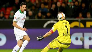 Con triplete de Pizarro: Bremen ganó 4-1 al Leverkusen