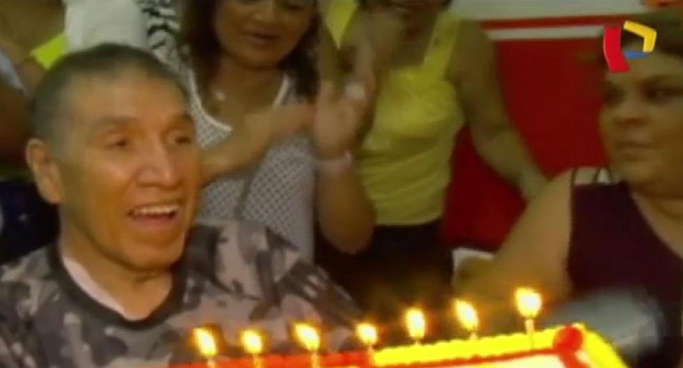 Gordo Casaretto festejó sus 70 años entre familiares y amigos. (Foto: Captura Panamericana TV)