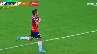 Grito en el estadio AKRON: gol de Jesús Angulo para el empate 1-1 de Chivas vs. Tijuana | VIDEO