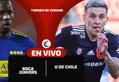 Partido, U. de Chile vs. Boca online - minuto a minuto, Torneo de Verano 2022