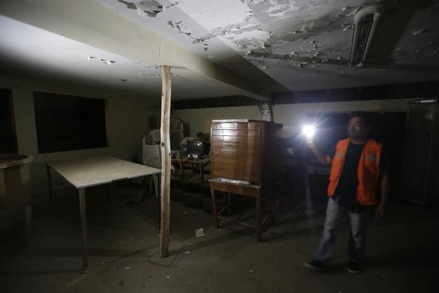 Sismo en Arequipa: instituto superior de Bella Unión en ruinas. (Foto: Alonso Chero)