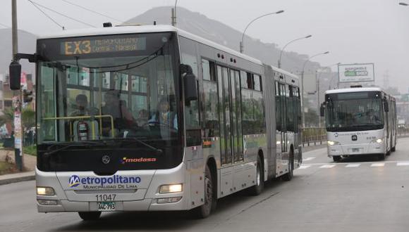 Metropolitano: Expreso 3 solo llegará hasta estación Benavides