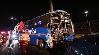 Vía de Evitamiento: “Vino a velocidad y nos llevó a todos”, señala pasajero tras choque múltiple de bus que dejó 15 heridos | FOTOS