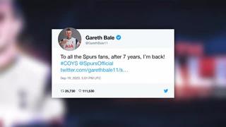 Tottenham anuncia la llegada de Gareth Bale y Sergio Reguilón