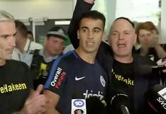 Hakeem al Araibi, el futbolista y refugiado detenido en Tailandia, llegó a Australia