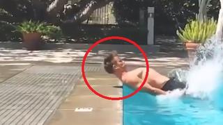 Joven protagonizó avezado salto mortal en su piscina e imágenes dan la vuelta al mundo [VIDEO]