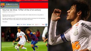 Barcelona ya idolatra a Neymar, su nueva estrella: "'O Rei' del siglo XXI"