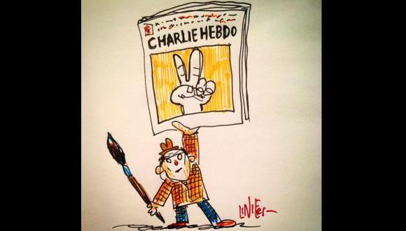 Twitter: Liniers y su dibujo tras atentado contra Charlie Hebdo