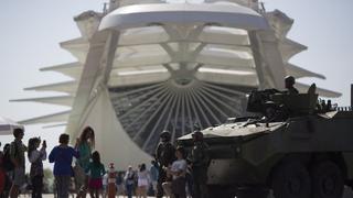Soldados y tanques: La seguridad para los Juegos Olímpicos