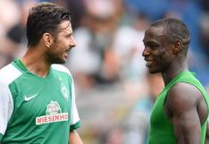 Claudio Pizarro en el Werden Bremen: de delantero a 10