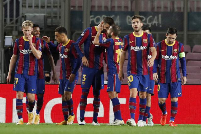 Gerard Piqué convirtió el 2-0 a favor del Barcelona