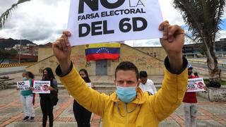 Venezolanos protestan en Colombia contra las cuestionadas elecciones de su país | FOTOS