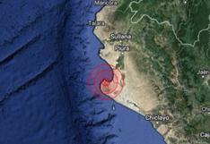 Fuerte sismo de magnitud 4.8 se registro en Piura la mañana de este jueves 
