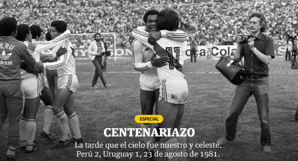 Perú vs Uruguay: Momento único del 23 de agosto de 1981. La Rosa y Cueto, Panadero y Chumpi. El Centenario en silencio. España estaba cada vez más cerca. (Foto: Archivo Histórico de El Comercio)