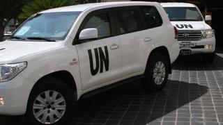 Siria: atacan a tiros a vehículo de la ONU que investiga armas químicas