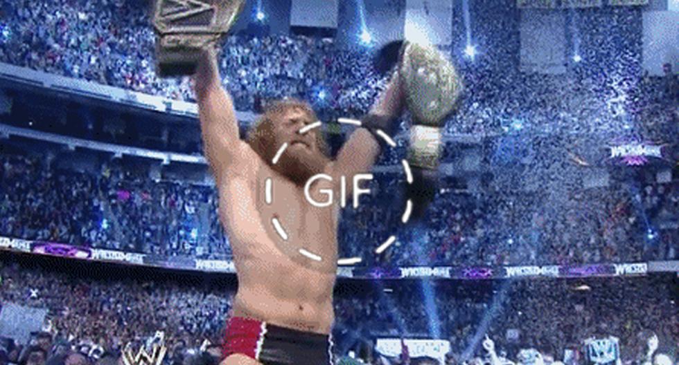 Daniel Bryan y el doloroso Gif que los hinchas de la WWE recordarán por toda la eternidad. (Foto: Captura)