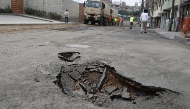 Las pistas están dañadas. (Fotos: César Campos)