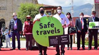 Junín: 55 destinos turísticos reciben el sello internacional Safe Travels