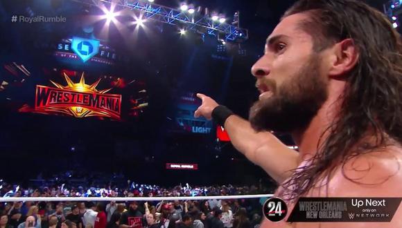 WWE Royal Rumble 2019: Seth Rollins ganó la batalla real y será el evento estelar en WrestleMania | Foto: WWE