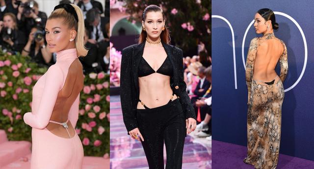 'G-string' llegó nuevamente para quedarse y celebridades como Hailey Bieber, Gigi Hadid y Kylie Jenner lo están usando. Recorre la galería y entérate de esta tendencia. (Foto: AFP)