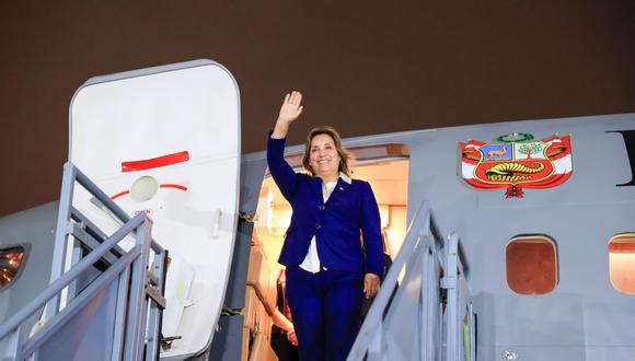 Dina Boluarte ya se encuentra en Estados Unidos, en lo que es su cuarto viaje al exterior desde que asumió la Presidencia de la República, en diciembre del 2022. (Foto: Presidencia)