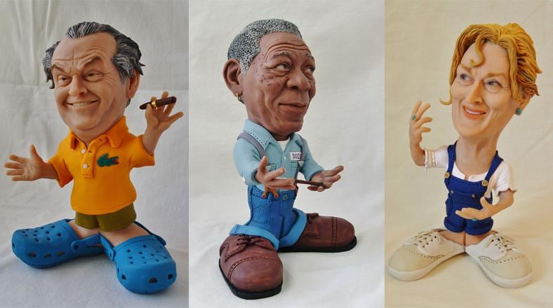 Mira estas graciosas y pequeñas esculturas de celebridades - 1