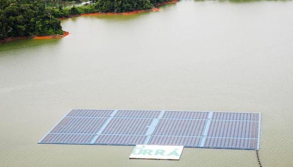 Este es el mayor proyecto de paneles solares flotantes en Latinoamérica. (Foto: minenergia.gov.co)