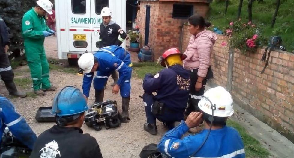 Aunque la mayoría de colombianos está en cuarentena por orden del gobierno, la actividad minera fue excluida de las medidas de confinamiento. (Foto: Cuerpo Oficial de Bomberos de Cundinamarca)