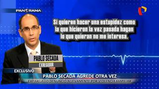 Pablo Secada fue denunciado otra vez por su ex pareja de agredirla e insultarla